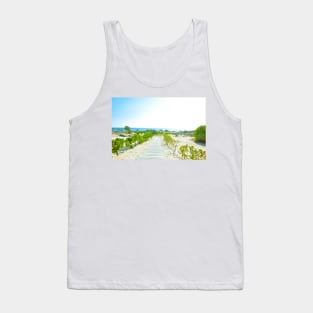 Pathway to the beach in Oman Tank Top